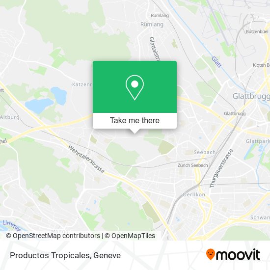 Productos Tropicales map