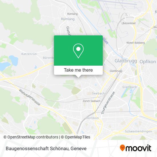 Baugenossenschaft Schönau map
