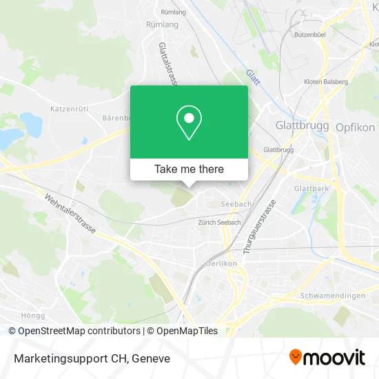 Marketingsupport CH map