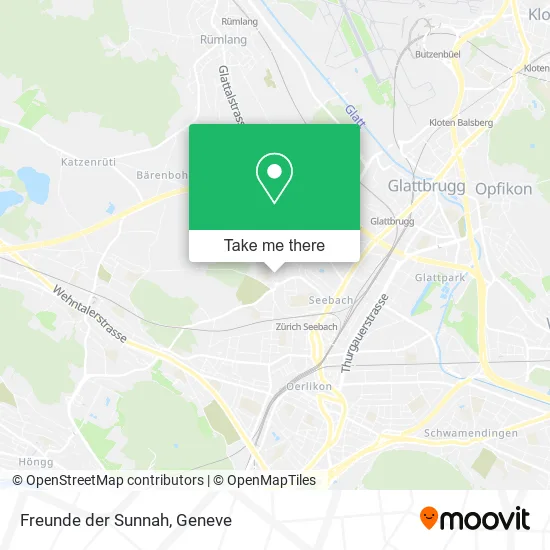 Freunde der Sunnah map