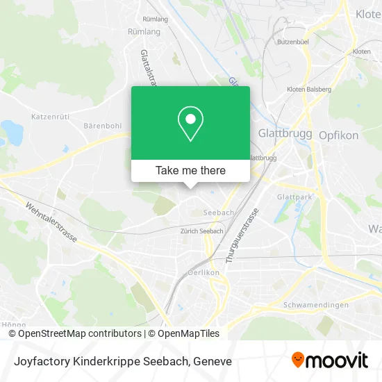 Joyfactory Kinderkrippe Seebach map