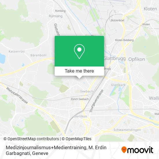 Medizinjournalismus+Medientraining, M. Erdin Garbagnati map