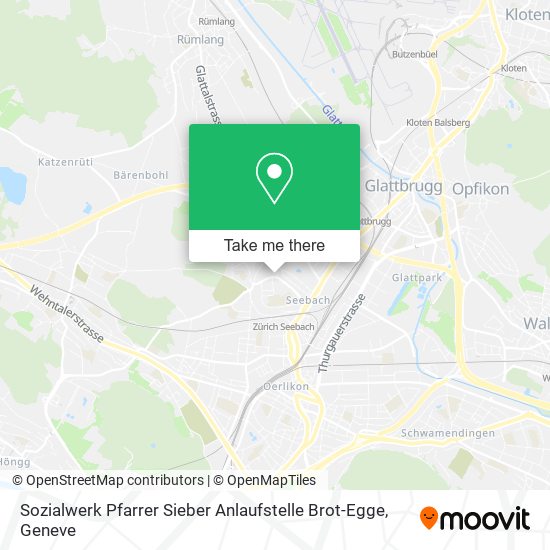 Sozialwerk Pfarrer Sieber Anlaufstelle Brot-Egge map