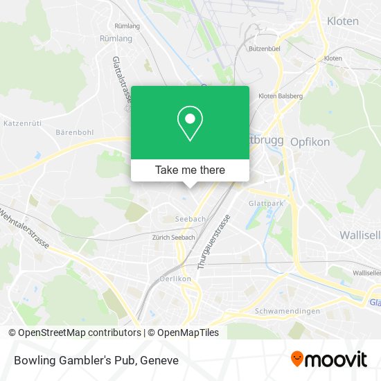 Bowling Gambler's Pub map