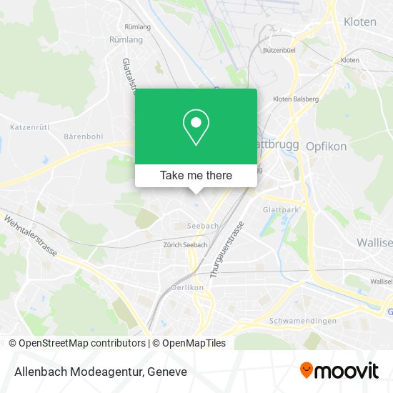 Allenbach Modeagentur map