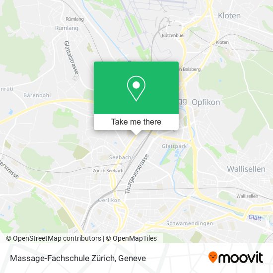 Massage-Fachschule Zürich plan