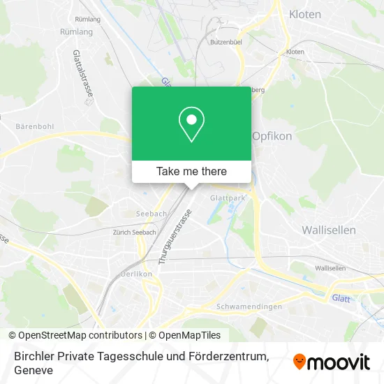 Birchler Private Tagesschule und Förderzentrum map