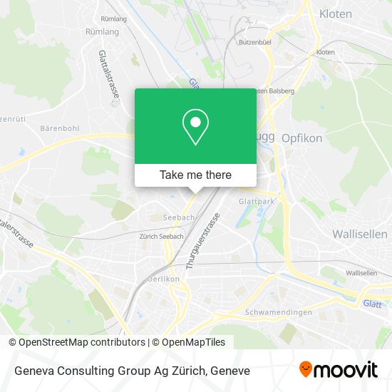 Geneva Consulting Group Ag Zürich map