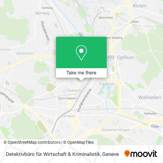 Detektivbüro für Wirtschaft & Kriminalistik map