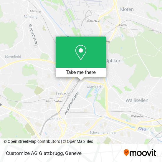 Customize AG Glattbrugg map