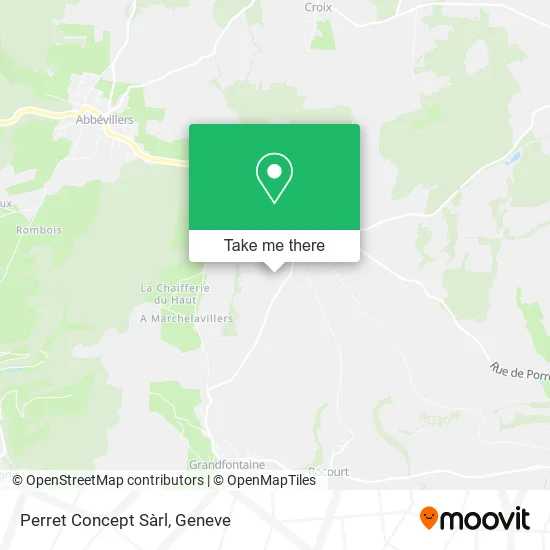 Perret Concept Sàrl map