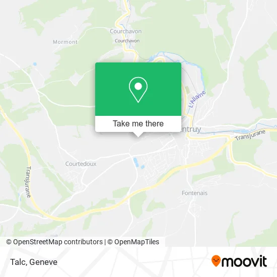 Talc map