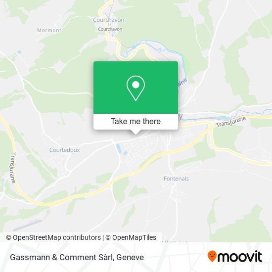 Gassmann & Comment Sàrl map