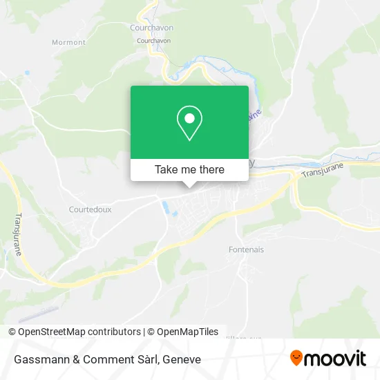 Gassmann & Comment Sàrl map