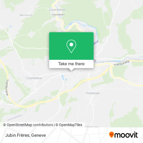 Jubin Frères map