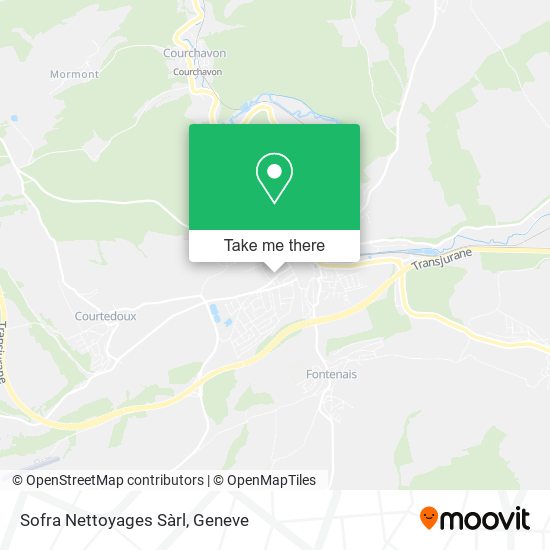 Sofra Nettoyages Sàrl map