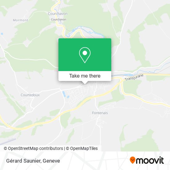 Gérard Saunier map