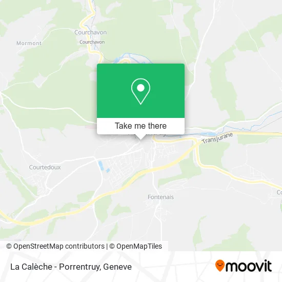 La Calèche - Porrentruy map