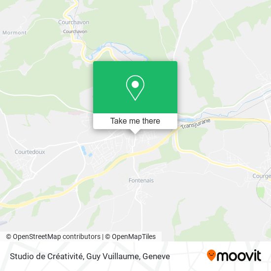 Studio de Créativité, Guy Vuillaume map