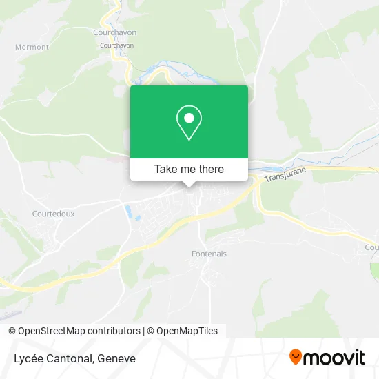 Lycée Cantonal map