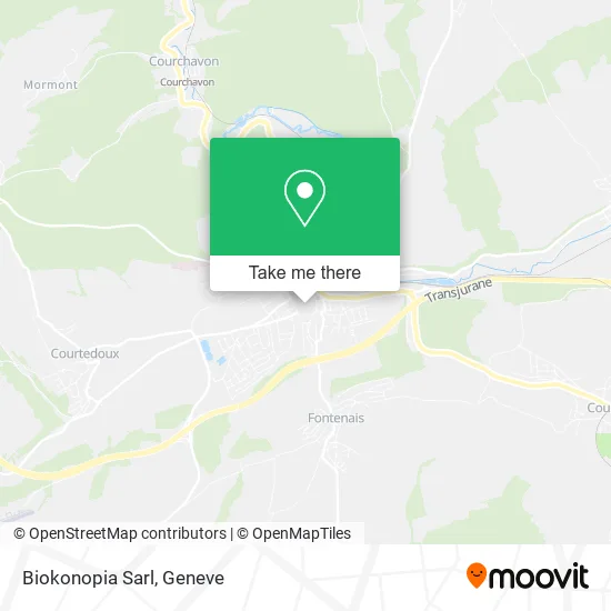 Biokonopia Sarl map