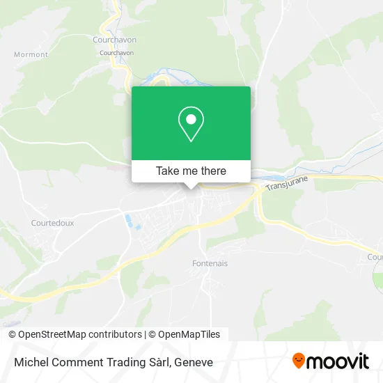 Michel Comment Trading Sàrl map