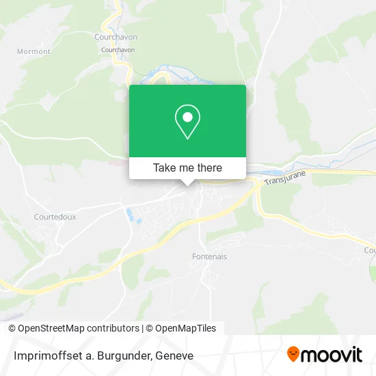 Imprimoffset a. Burgunder map