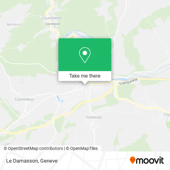 Le Damasson map