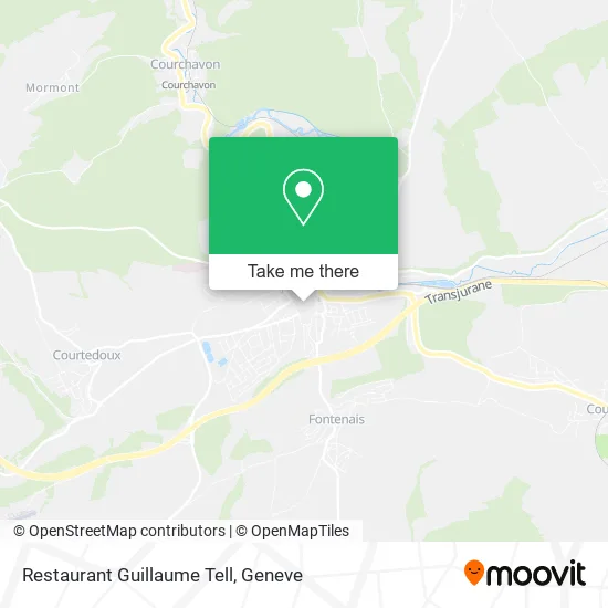 Restaurant Guillaume Tell map