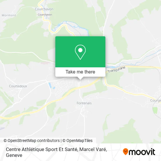 Centre Athlétique Sport Et Santé, Marcel Varé map