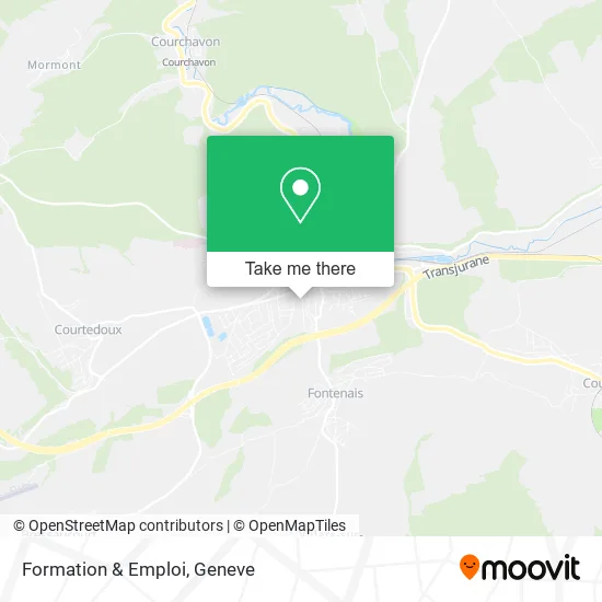 Formation & Emploi map