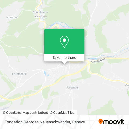 Fondation Georges Neuenschwander map