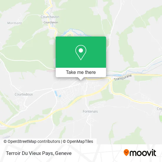 Terroir Du Vieux Pays map