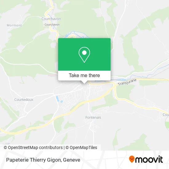Papeterie Thierry Gigon map