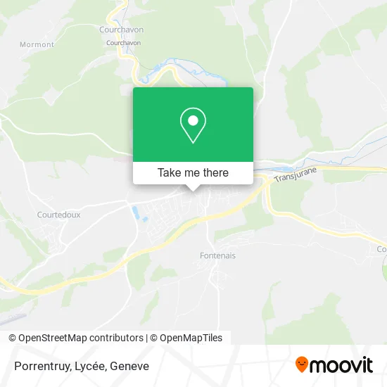 Porrentruy, Lycée map