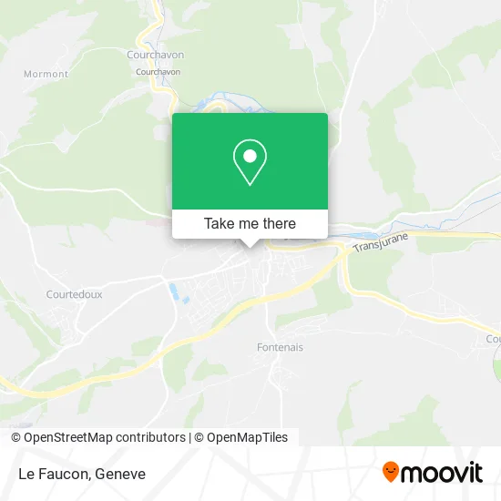 Le Faucon map