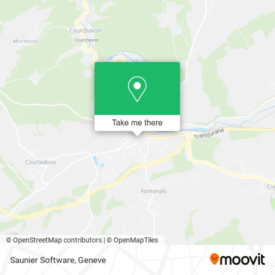 Saunier Software map