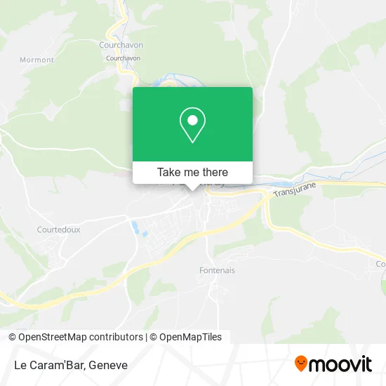 Le Caram'Bar map