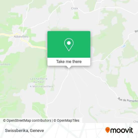 Swissberika map