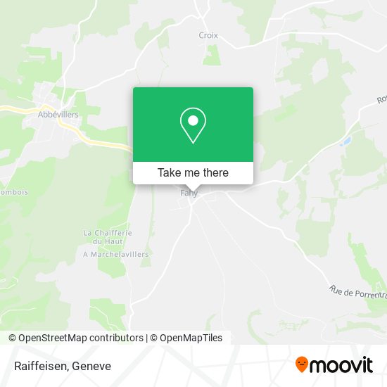 Raiffeisen map