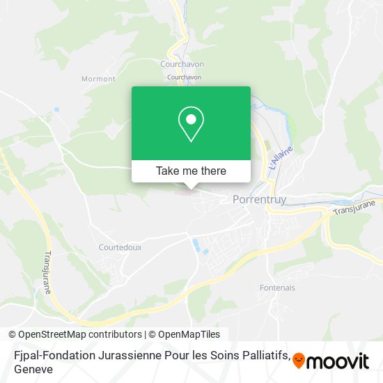 Fjpal-Fondation Jurassienne Pour les Soins Palliatifs map