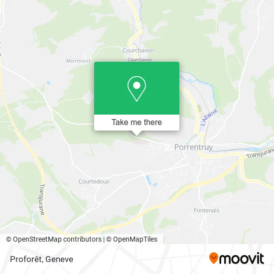 Proforêt map
