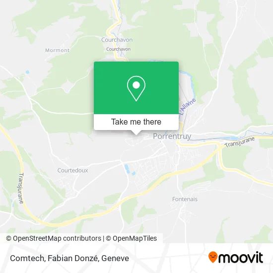 Comtech, Fabian Donzé map