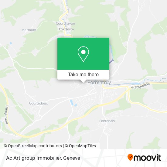 Ac Artigroup Immobilier map