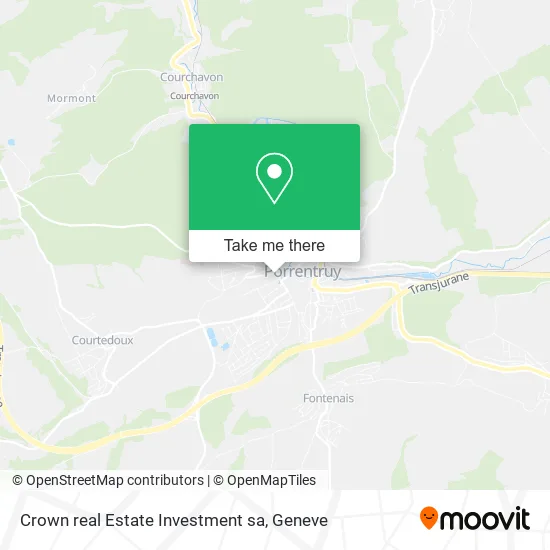 Crown real Estate Investment sa map