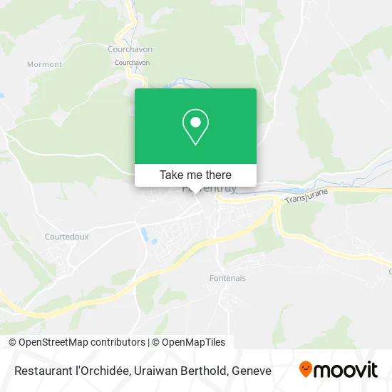 Restaurant l'Orchidée, Uraiwan Berthold map