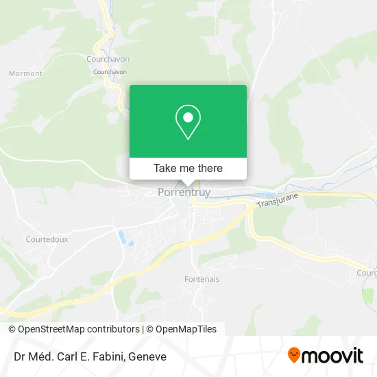 Dr Méd. Carl E. Fabini map