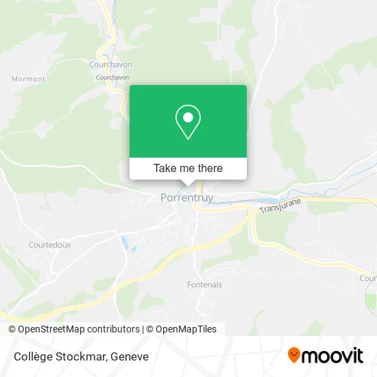 Collège Stockmar map
