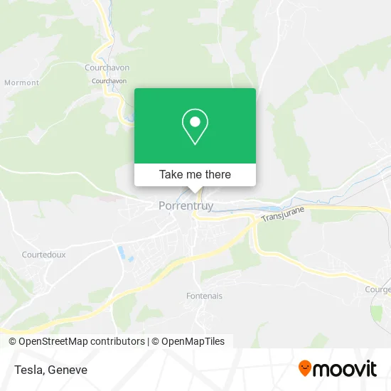 Tesla map