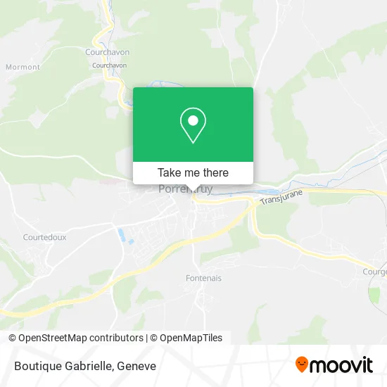 Boutique Gabrielle map